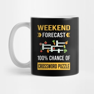 Weekend Forecast Crossword Puzzles Mug